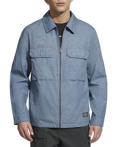 Levi's 2-chest Pocket Workwear Shacket Jacket - Blue