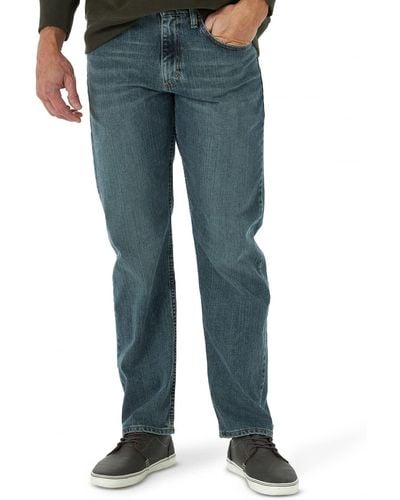 Wrangler Mens Free-to-stretch Relaxed Fit Jeans - Multicolor