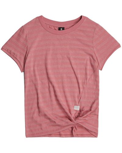 G-Star RAW Regular Knotted r t wmn - Pink
