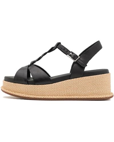 Clarks Kimmei Twist Wedge Sandalen - Blau