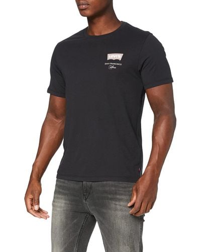Levi's Housemark Graphic Tee T-Shirt - Nero