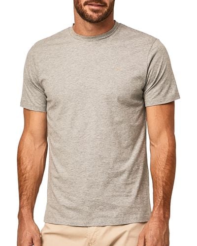 Hackett Jersey Tipped Tee T-Shirt - Grau
