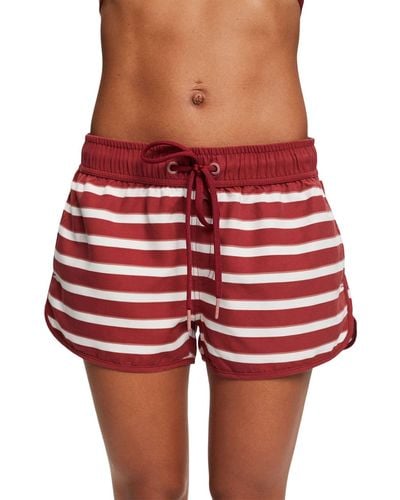 Esprit Brela Beach RCS WV.Shorts Bas de Bikini - Rouge