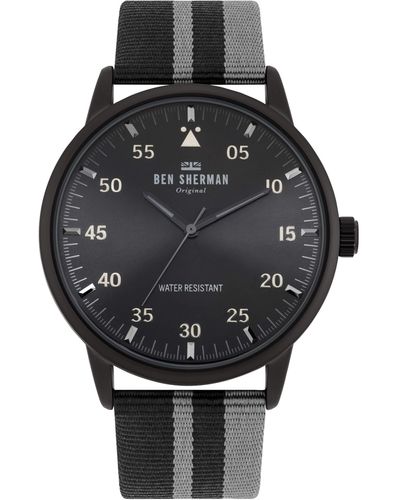 Ben Sherman S Analogique Quartz Montre avec Bracelet en Nylon WB042BE - Multicolore