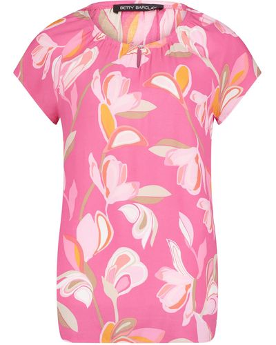 Betty Barclay Casual-Bluse mit Muster Pink/Rosa,40