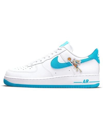 Nike Air Force 1 '07"hare Space Jam White/lt Blue Fury-wht