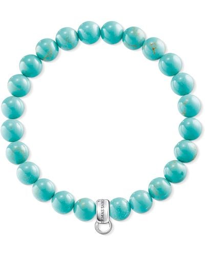 Thomas Sabo Argent Bracelets charms - X0213-404-17-L18.5 - Bleu