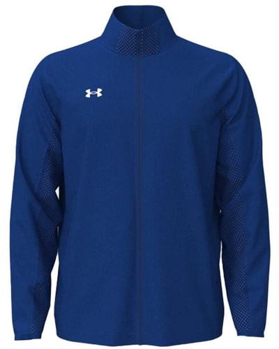 Under Armour Squad 3.0 Warmup Full Zip Jacket Royal Sm - Blue