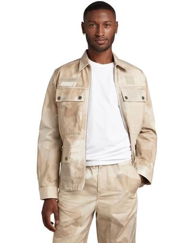 G-Star RAW 4 Stuks Zip Jkt Jacket - Naturel