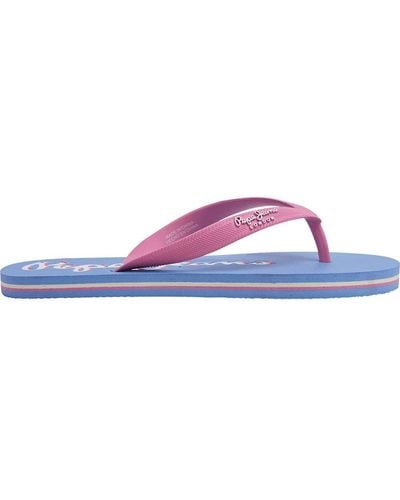 Pepe Jeans Bay Beach Classic Brand W Tongues - Violet