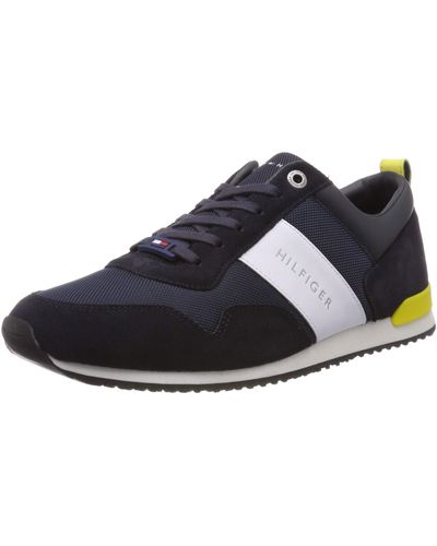 Tommy Hilfiger Iconic Material Mix Runner - Noir