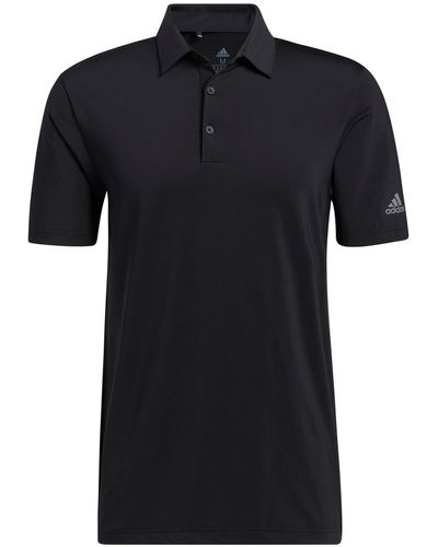 adidas Golf S Ultimate365 Solid Polo Shirt - Black