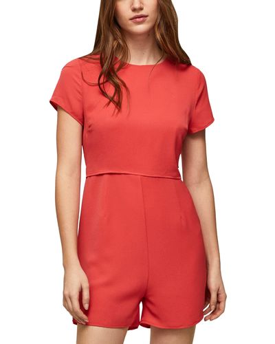 Pepe Jeans Pernella Jumpsuit Voor - Rood