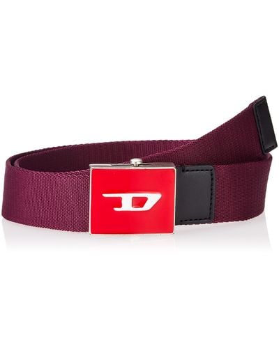 DIESEL B-plakue Belt - Red