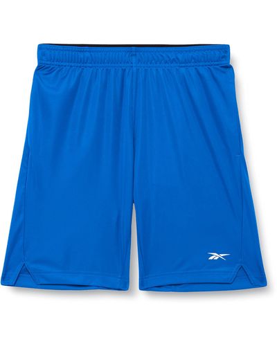 Reebok COMM Knit Short Pantalones Cortos - Azul