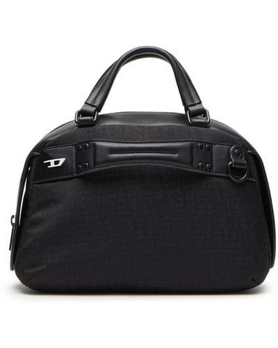 DIESEL Monogram Nylon Mono Top Handle X Handbag - Noir