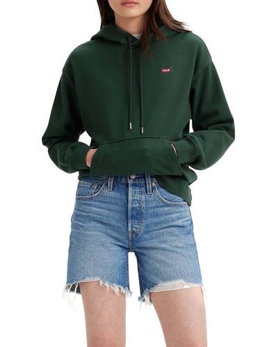 Levi's Standard Sweatshirt Hoodie Kapuzenpullover,Darkest Spruce,XS - Grün