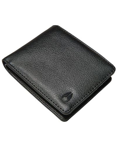 Nixon Pass Vegan Leather Wallet-Black - Schwarz