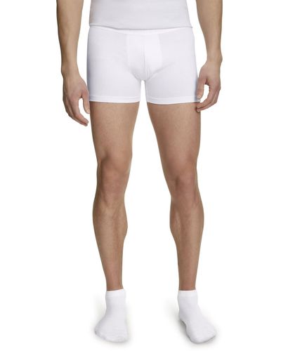 FALKE Daily Comfort 2-Pack Boxer Shorts bequeme Unterhose hautfreundlich mit Stretch und elastischem Gummibund im Multipack - Weiß