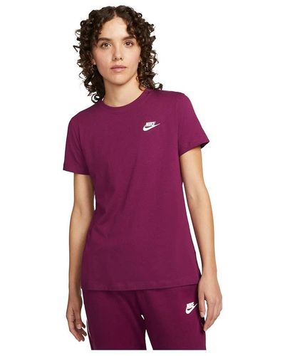 Nike W Nsw Tee Club Top in White Lyst UK