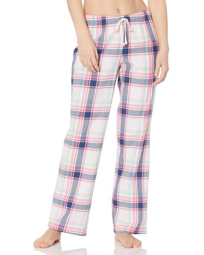 Amazon Essentials Pantalón para dormir de franela - Rosa