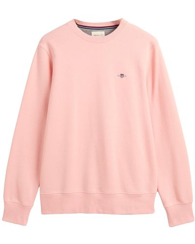 GANT Reg Shield C-neck Sweat Sweatshirt - Pink