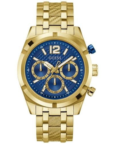 Guess Uhr Armbanduhr Resistance GW0714G2 Edelstahl Gold - Mettallic