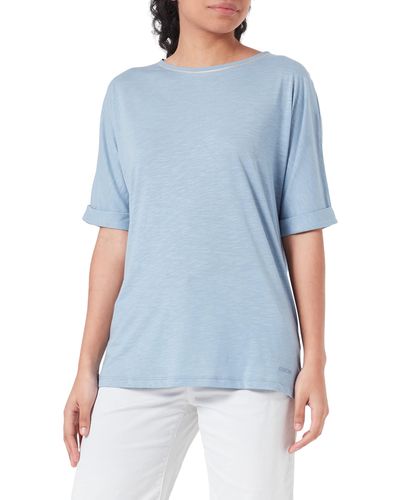 Geox Maglietta W T-Shirt - Blu