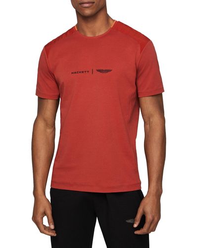 Hackett Hackett Hm500781 Short Sleeve T-shirt M - Red