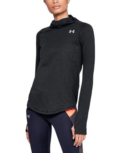 Under Armour Microthread Swyft Funnel Hoodie - Black