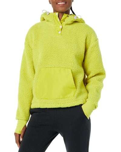 Amazon Essentials Teddy Fleece Pullover Jacket - Yellow