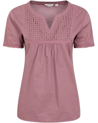 Mountain Warehouse 100% Cotton Ladies Summer - Pink