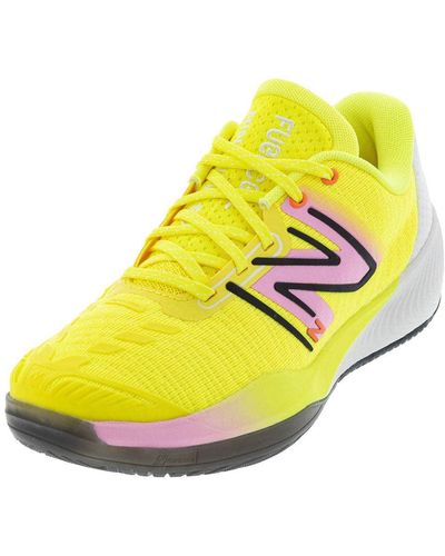 New Balance Fuelcell 996 V5 Hard Court Tennis Shoe - Yellow