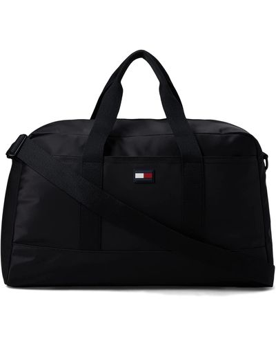 Tommy Hilfiger Bag I Sports Bag I Travel Bag I Handbag I Weekender I Nylon I 50 X 30 X 20 Cm I Blue 2746 - Black