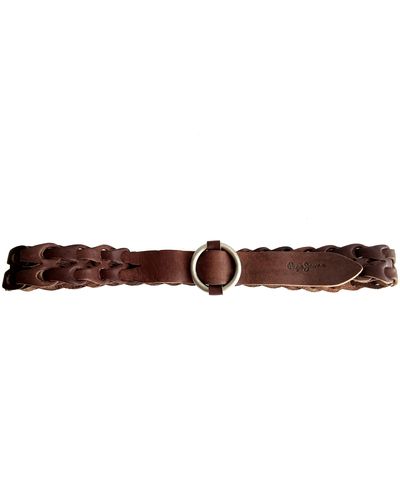 Pepe Jeans Real Leather Belt - Black