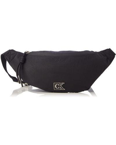 Calvin Klein Feminine Nylon Waist Bag Taschen - Schwarz