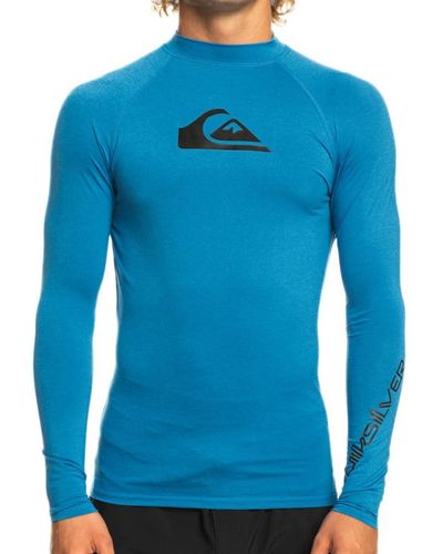 Quiksilver Long Sleeve UPF 50 Rash Vest for - Blau