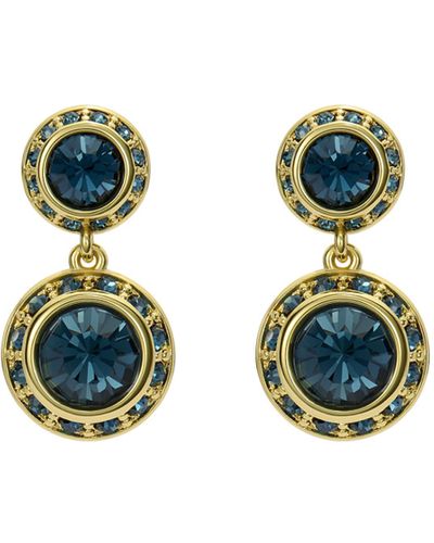 Ted Baker Sollia Solitaire Sparkle Crystal Drop Earrings For - Blue