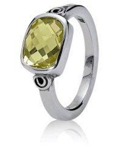 PANDORA Ring Silber Größe 57 190605LQ-57 - Grün