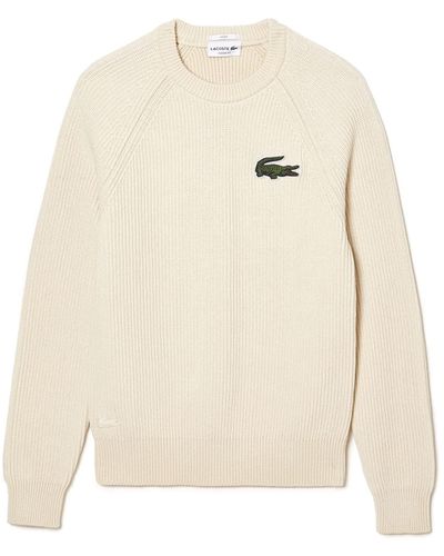 Lacoste Pull-Over Classic Fit Mixte - Blanc