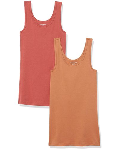 Amazon Essentials 2-pack Slim-fit Tank T-shirt - Multicolour