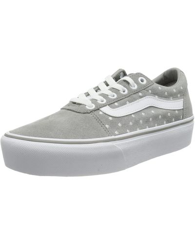Vans ward store platform sneaker leopard