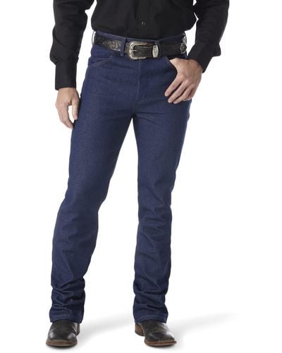 Wrangler Western Bootcut Slim Jeans - Blau