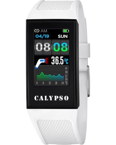 Calypso St. Barth Watch Model K8501 / 1 From The Smartwatch Collection - White