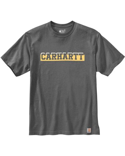 Carhartt T-Shirt Relaxed Logo Graphic - Schwarz