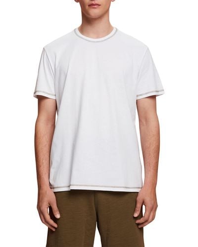 Esprit 053cc2k302 T-Shirt - Bianco