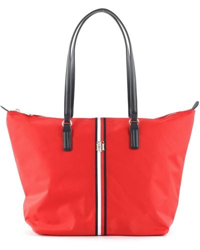 Tommy Hilfiger Mohnblume Poppy Tote Corp - Rot