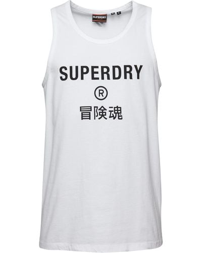 Superdry Code Core Sport Vest Dress - Grey