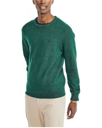 Nautica Sustainably Crafted Crewneck Sweatshirt - Green