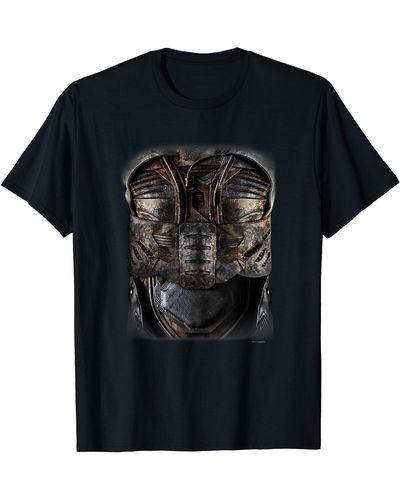 Dune Fremen Epic Survival Stillsuit Big Chest Costume T-shirt - Black